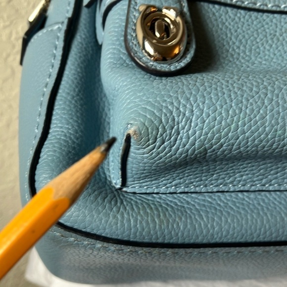 Coach: Blue Leather (31032) Backpack- marks main image 14